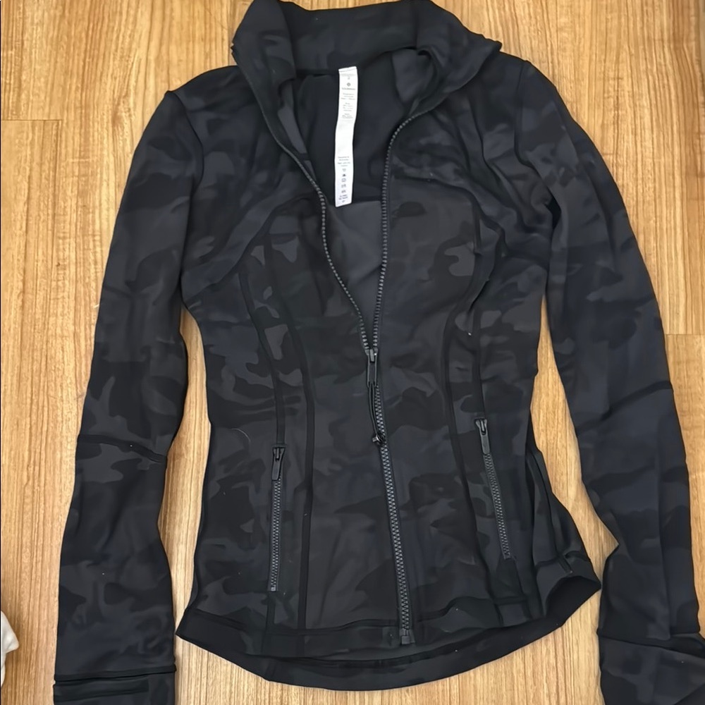 Lululemon Black Camo Define Jacket